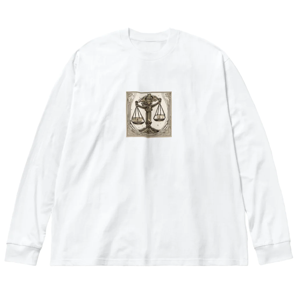 shiduryoの天秤座 Big Long Sleeve T-Shirt