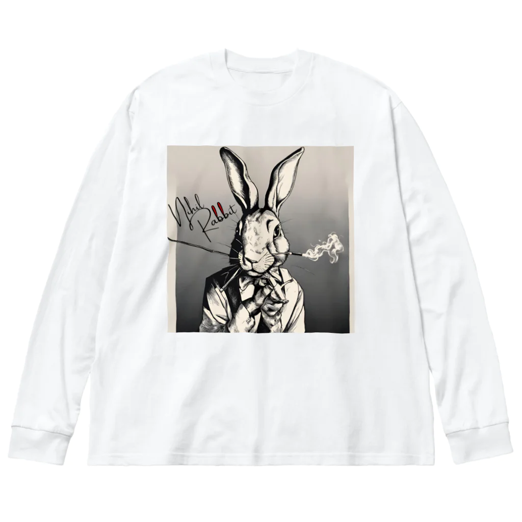 ニヒルうさぎ屋さんのニヒルうさぎ Ⅱ Big Long Sleeve T-Shirt