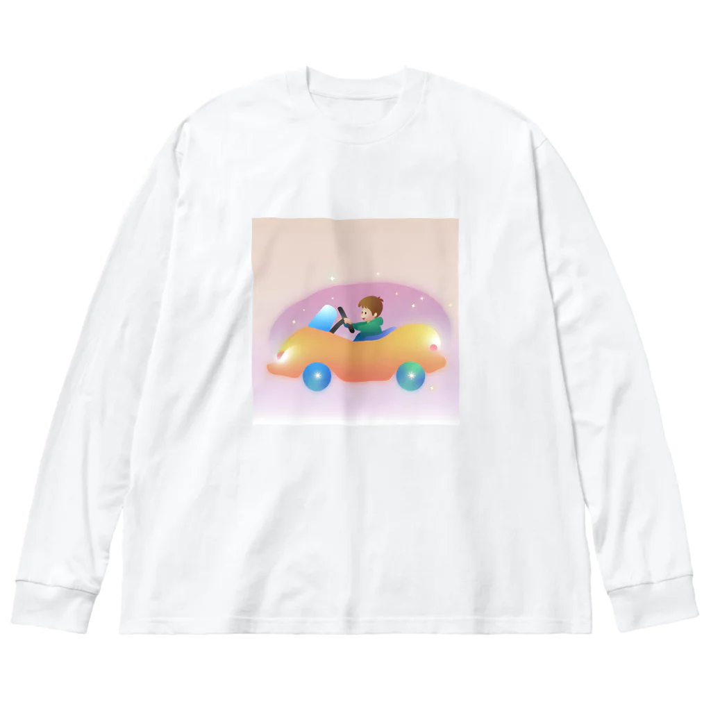 pikkekunのGo!Go!Car! Big Long Sleeve T-Shirt