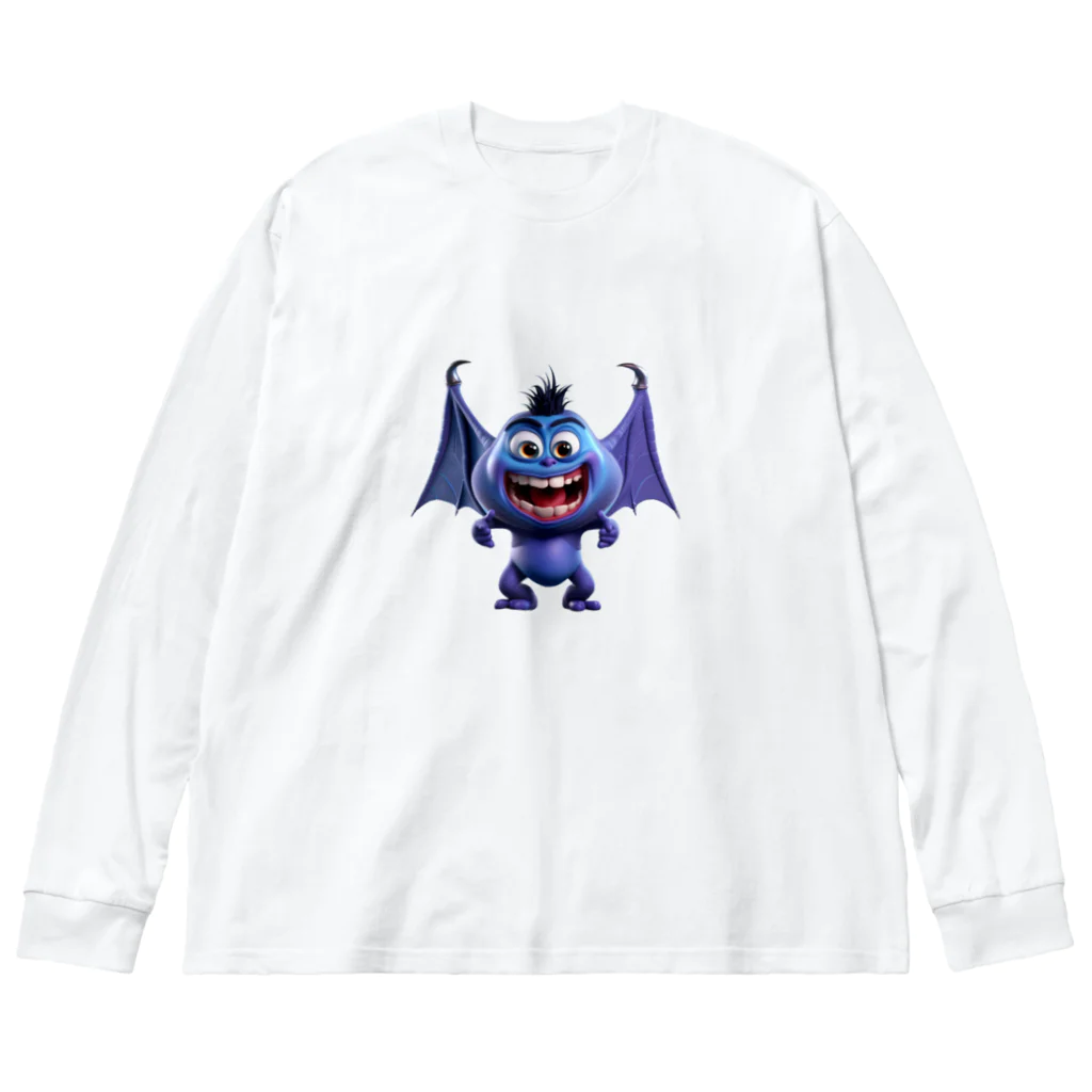 おちょファクトリーの歯の悪魔 ビッグシルエットロングスリーブTシャツ