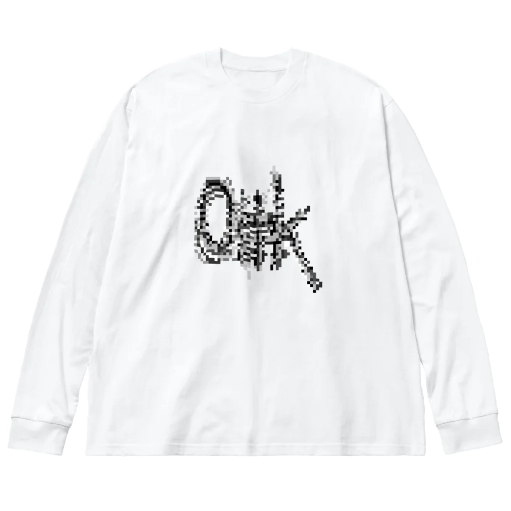 0#kの0#k 003 ビッグシルエットロングスリーブTシャツ