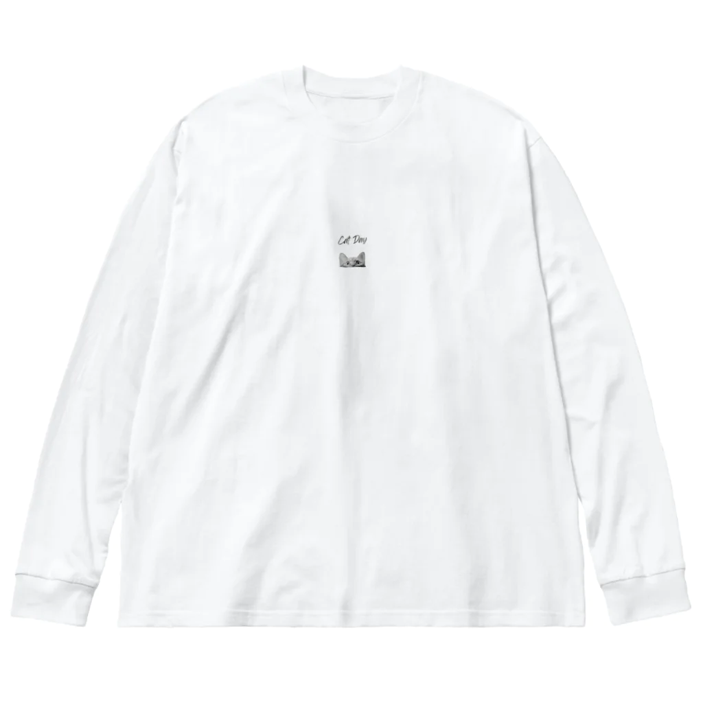 TAIYO 猫好きのCatday Big Long Sleeve T-Shirt