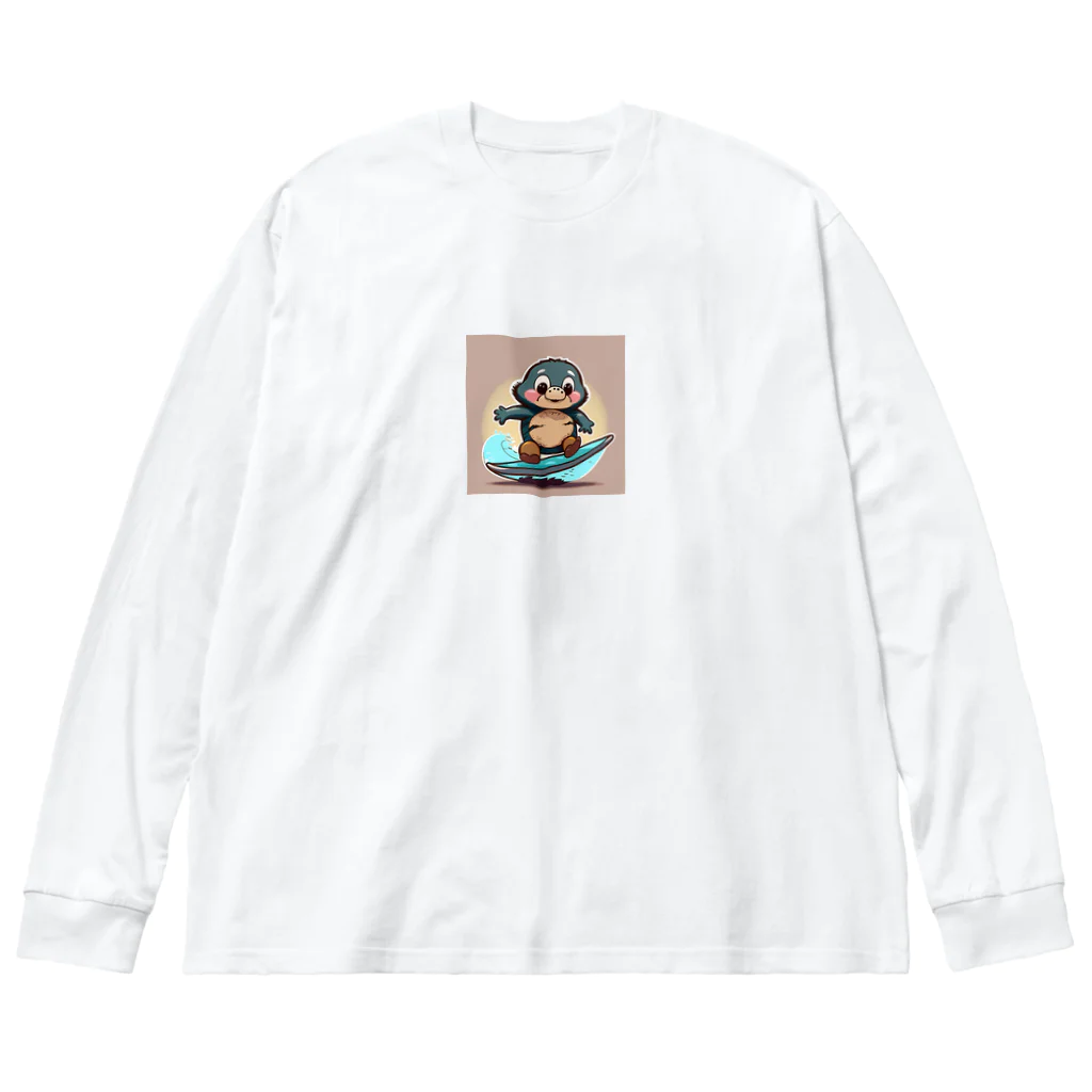 アニマルズのサーフィンモグラ Big Long Sleeve T-Shirt