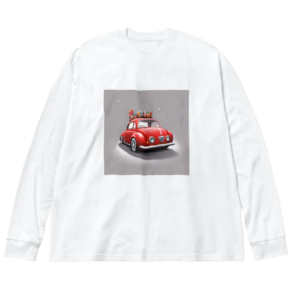 まひる3のあかい車グッツ Big Long Sleeve T-Shirt