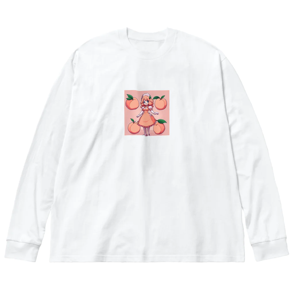 musashi-5の桃実さん ビッグシルエットロングスリーブTシャツ