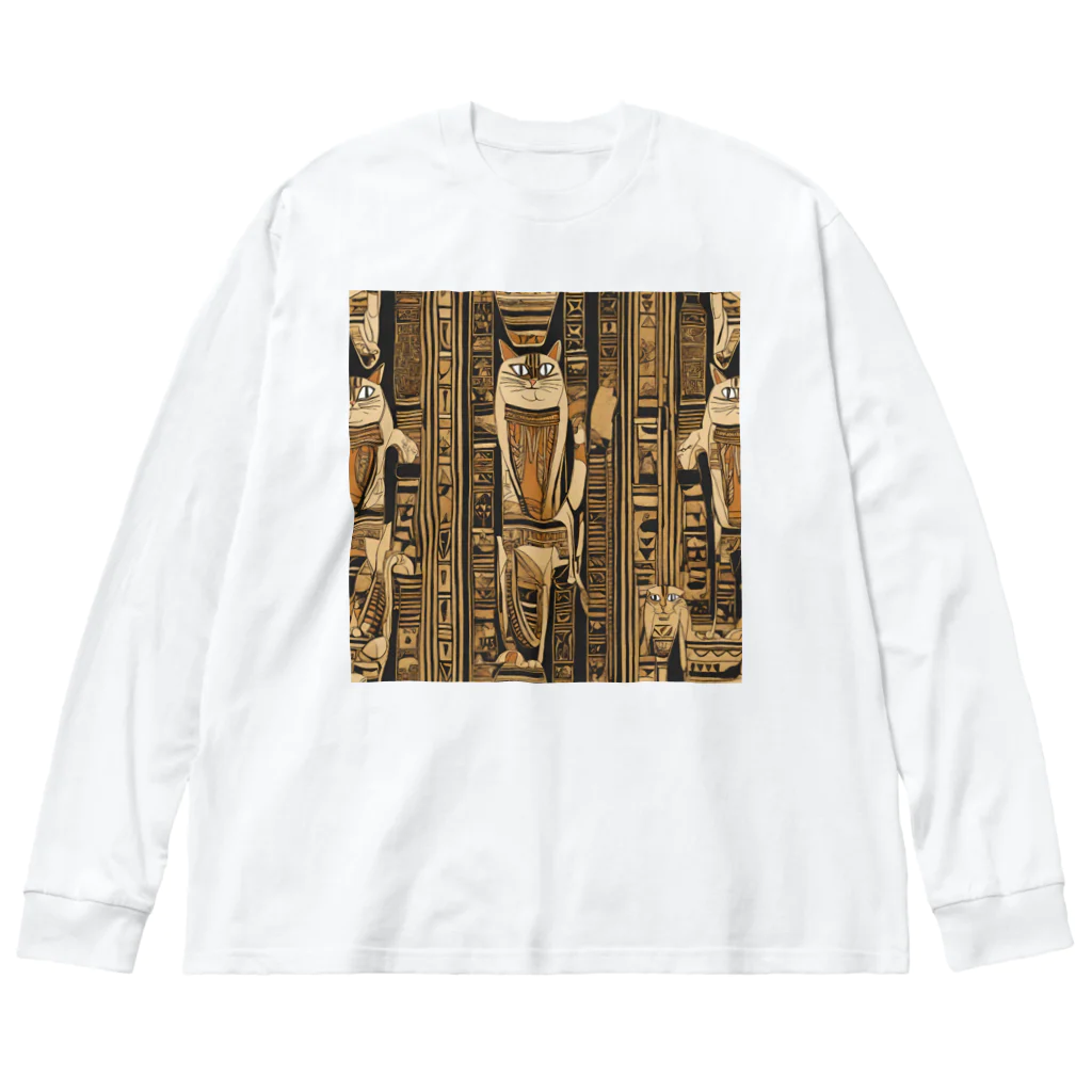 maeken work shopipの猫神官 Big Long Sleeve T-Shirt