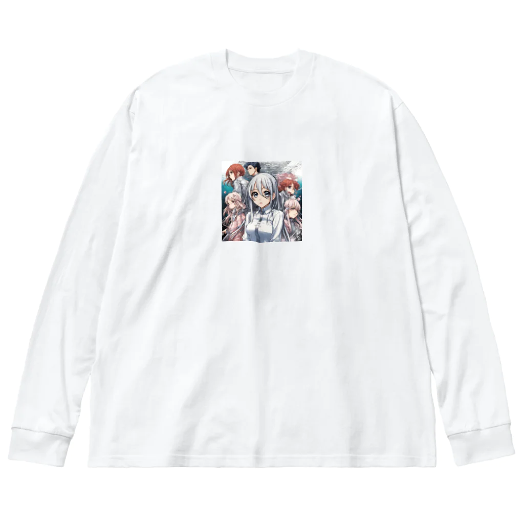 もふもふの美少女リーダーグッズ Big Long Sleeve T-Shirt