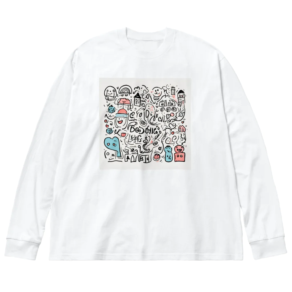 HI_MA_RIの子供の世界 ビッグシルエットロングスリーブTシャツ