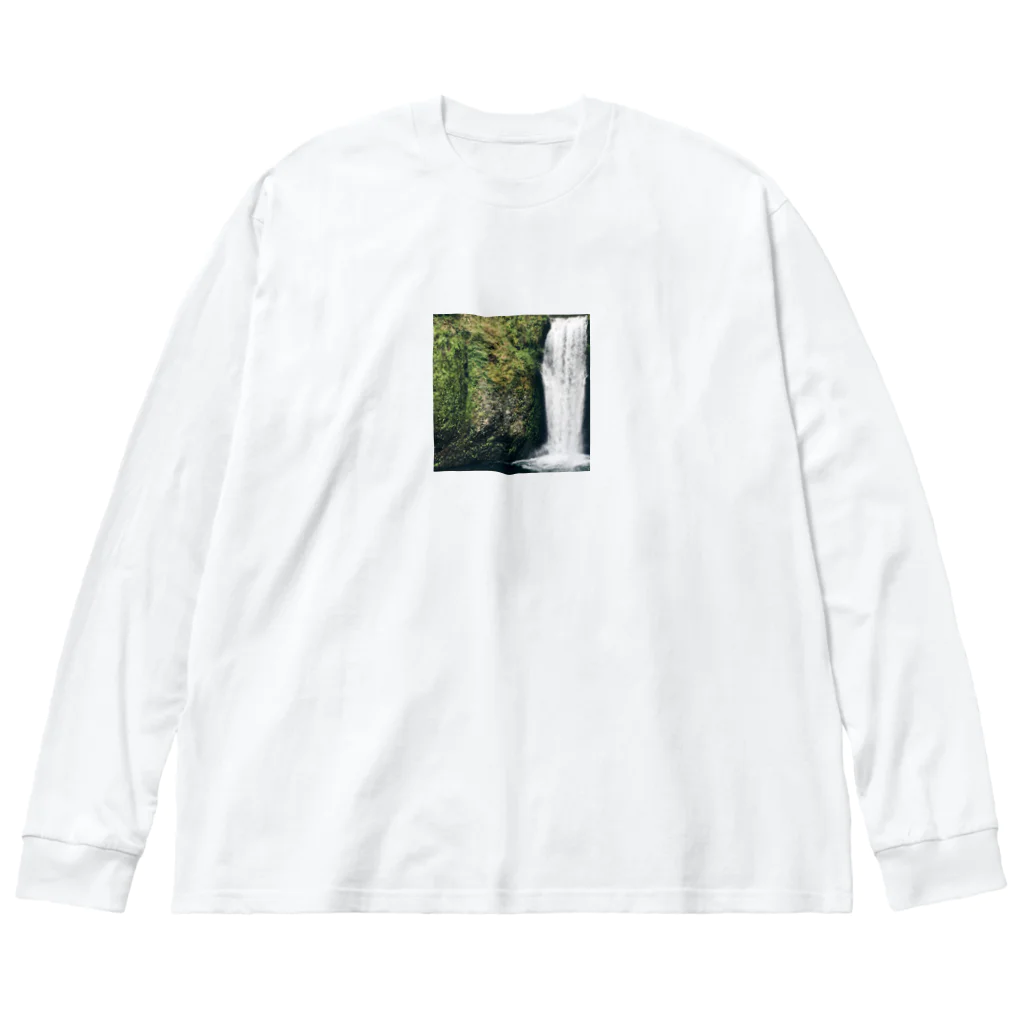 Innovat-Leapの滝がきれい Big Long Sleeve T-Shirt