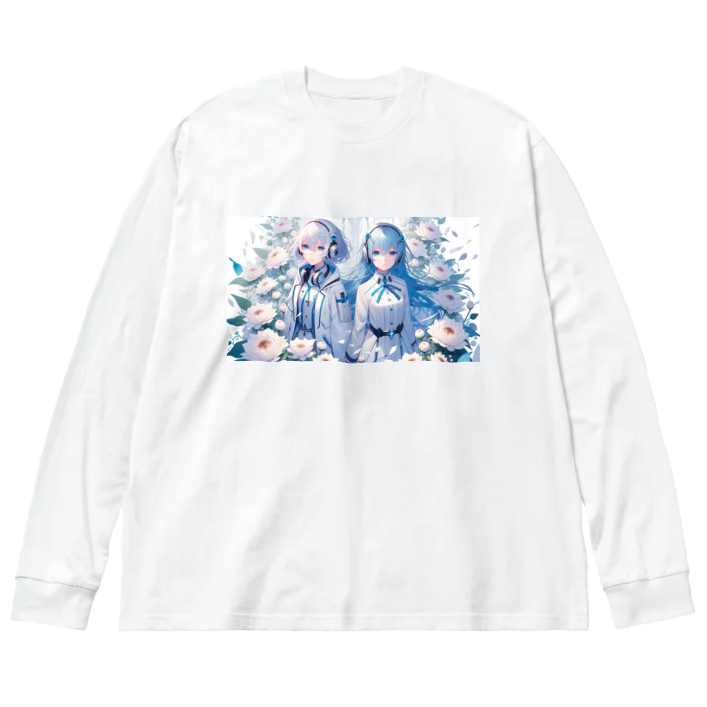 Sesilionのハーモニック・ブルーム Big Long Sleeve T-Shirt