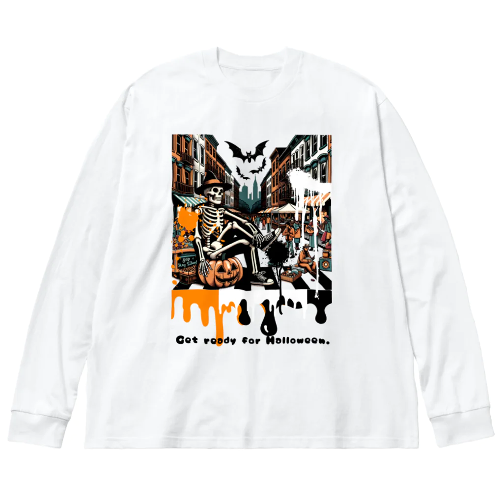 じょいちぃのGet ready for Halloween ビッグシルエットロングスリーブTシャツ