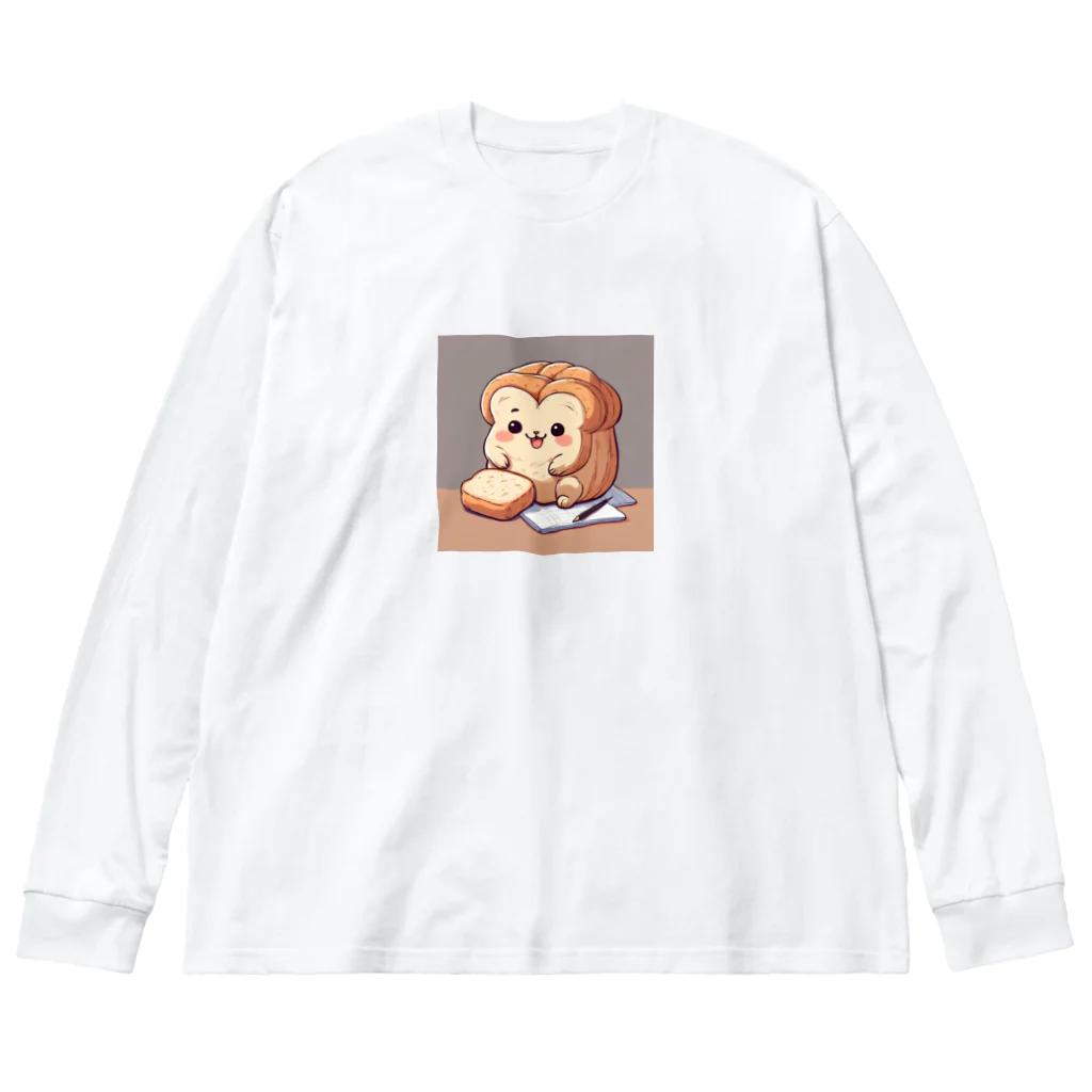 mofu mofu309の食パンポポロ　マドリード　板橋　AJ Big Long Sleeve T-Shirt