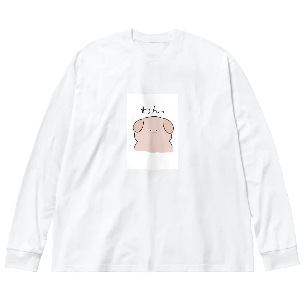 Medamayakiのいぬ ビッグシルエットロングスリーブTシャツ