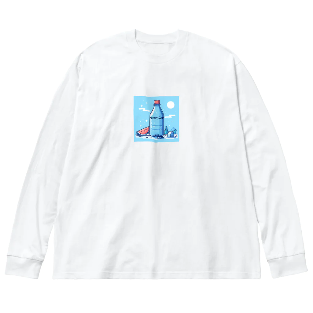 SAKIのドリンクの可愛いイラスト Big Long Sleeve T-Shirt