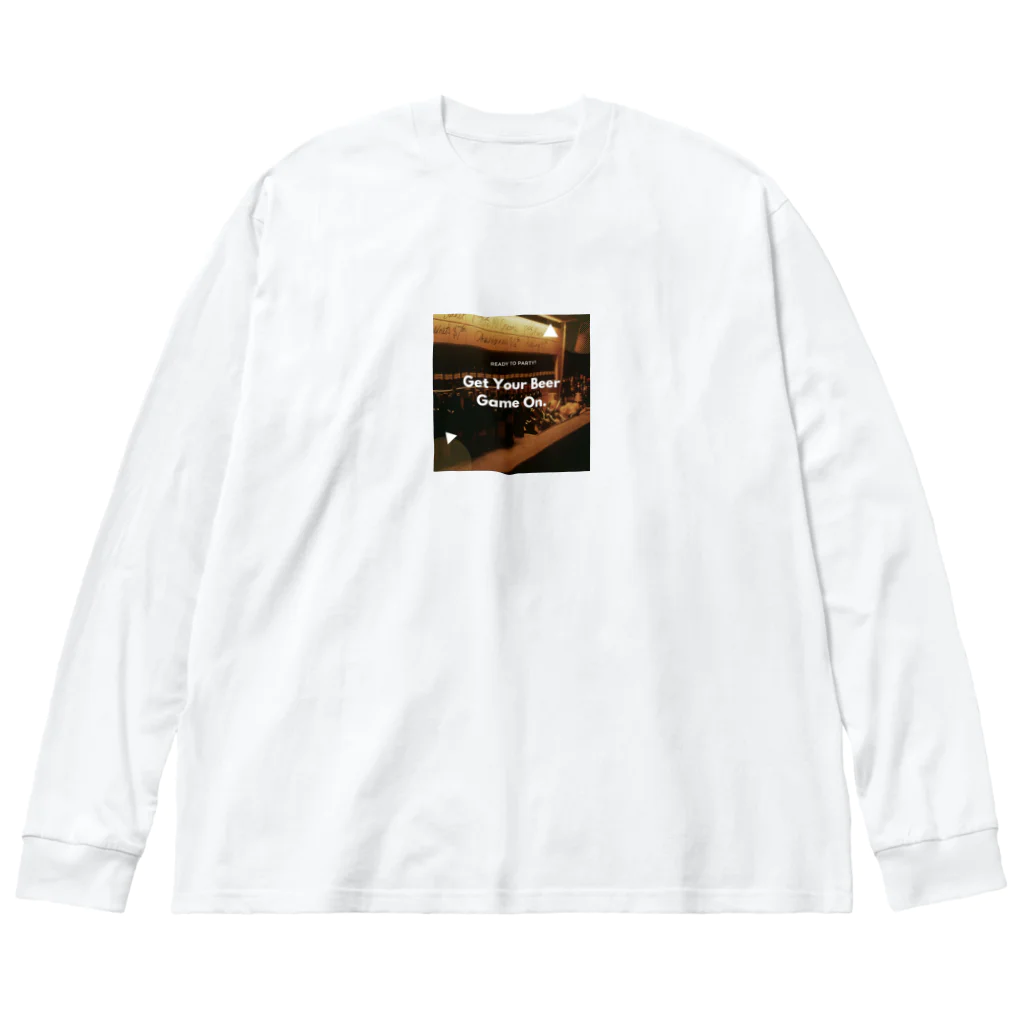 KSK SHOPのBEER-ビール Big Long Sleeve T-Shirt