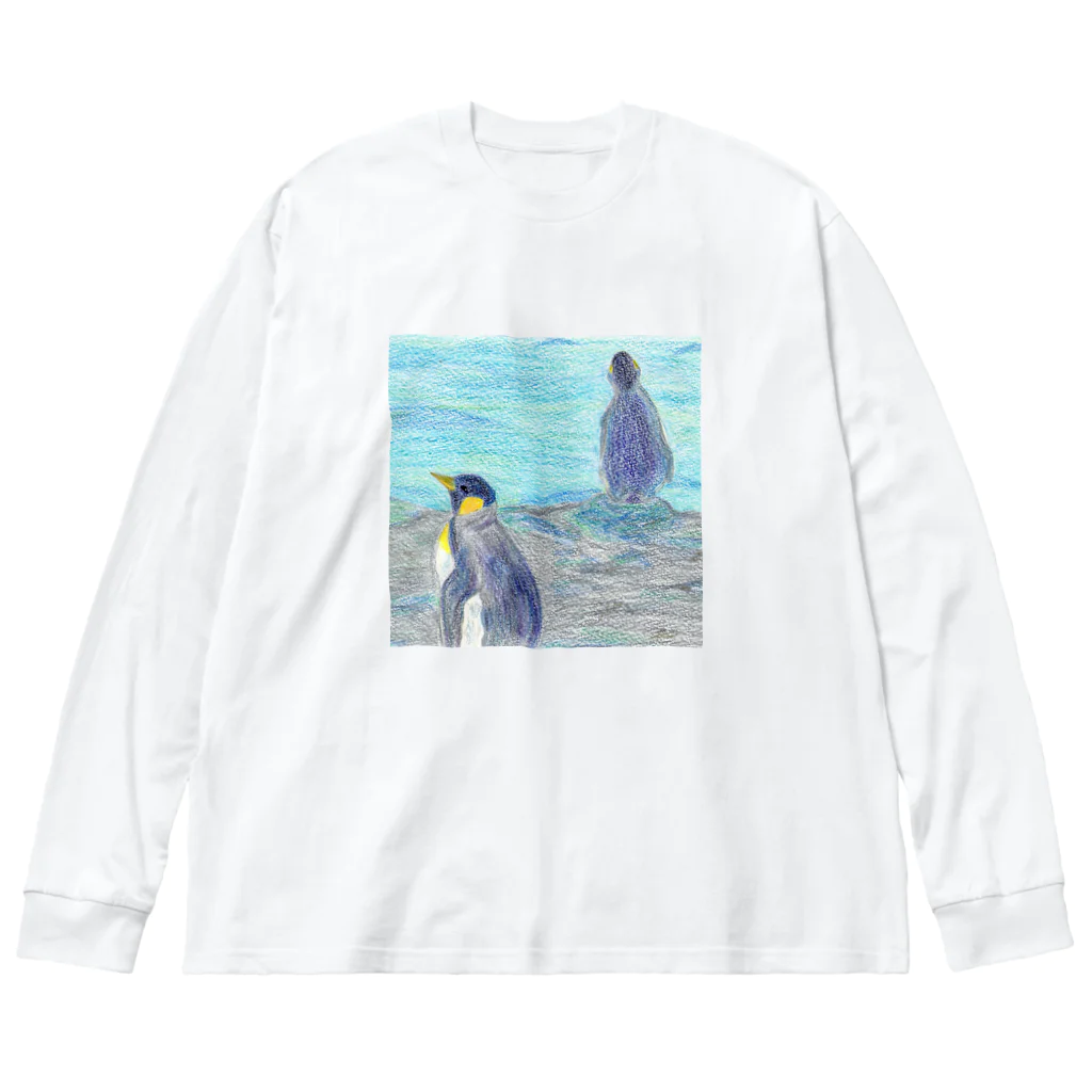 つぎのラピス島ペンギン Big Long Sleeve T-Shirt