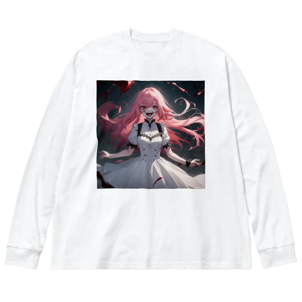 ケリンショップのゾンビガール Big Long Sleeve T-Shirt