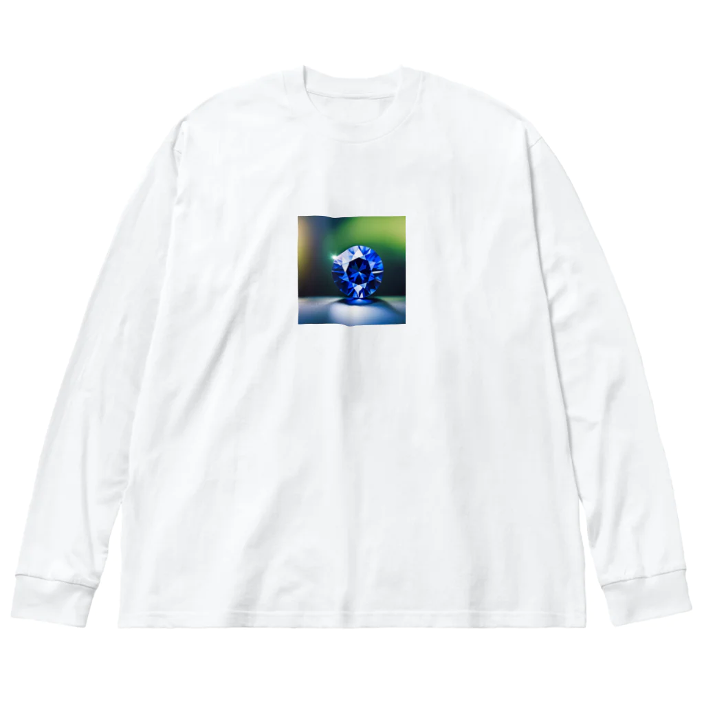 miki_6969のサファイヤの輝き Big Long Sleeve T-Shirt