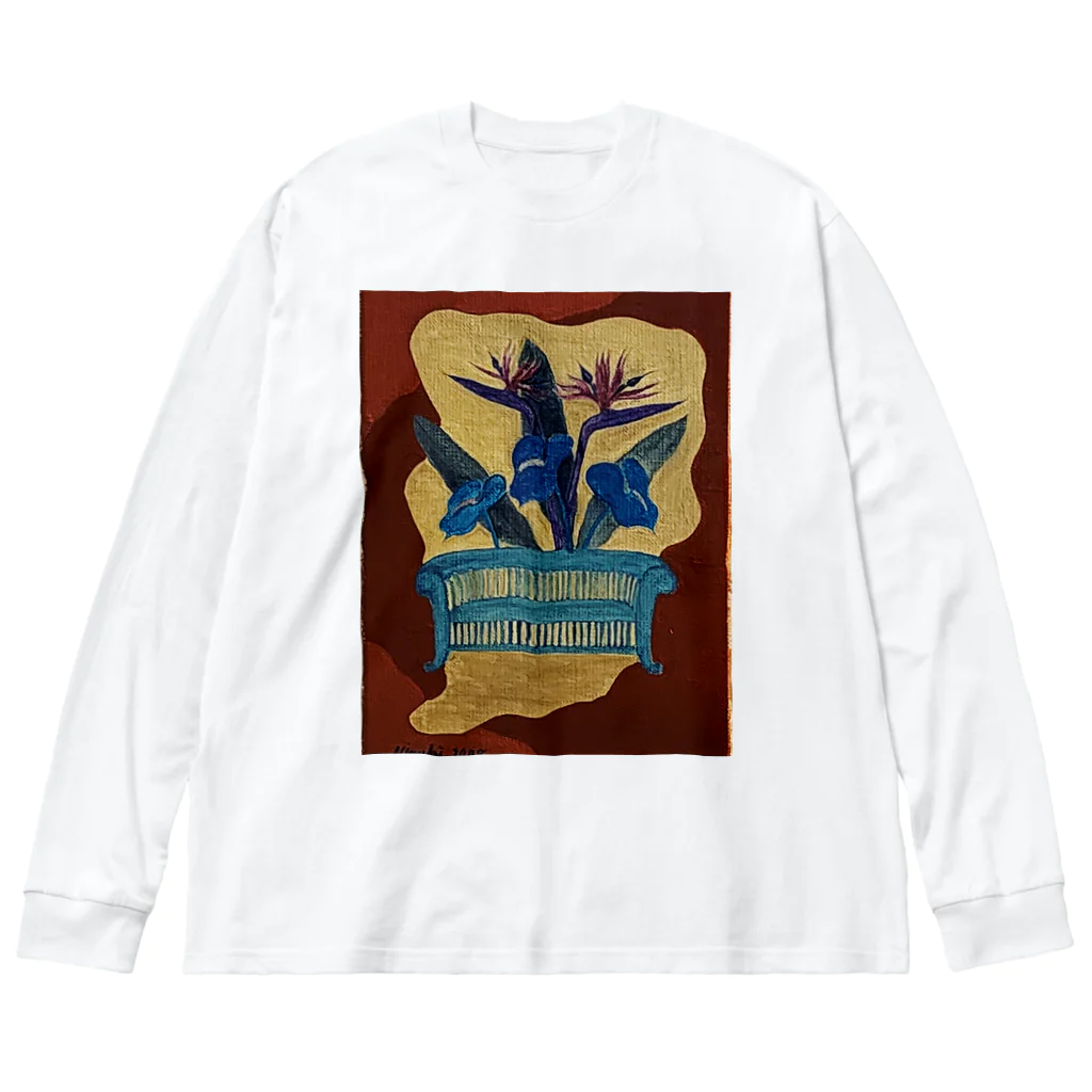 legendmizukiのオータムアンスリウム Big Long Sleeve T-Shirt