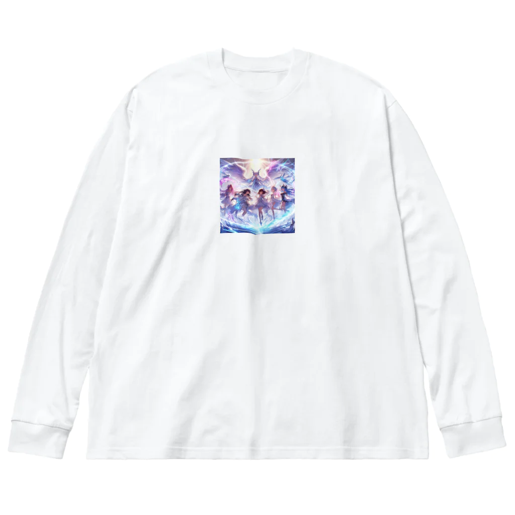 anazawaの白き翼、黒き翼。その手に抱くは愛しの君! Big Long Sleeve T-Shirt