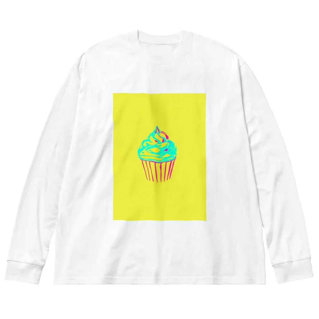 おしょーゆのソフトクリーム ビッグシルエットロングスリーブTシャツ