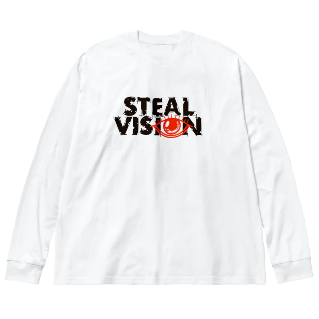 STEAL VISIONのstealvision 中指ハート ビッグシルエットロングスリーブTシャツ