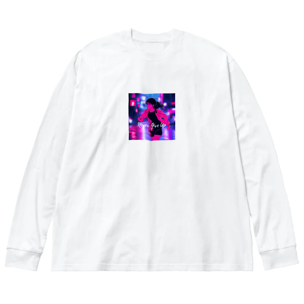 COOL×3のネバーギブアップ Big Long Sleeve T-Shirt