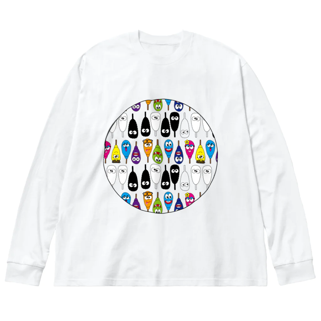 串カツワールドのクシニョログッズ Big Long Sleeve T-Shirt