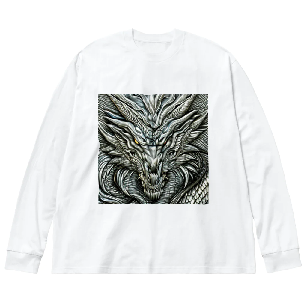 ５６アイテムズの銀龍 Big Long Sleeve T-Shirt