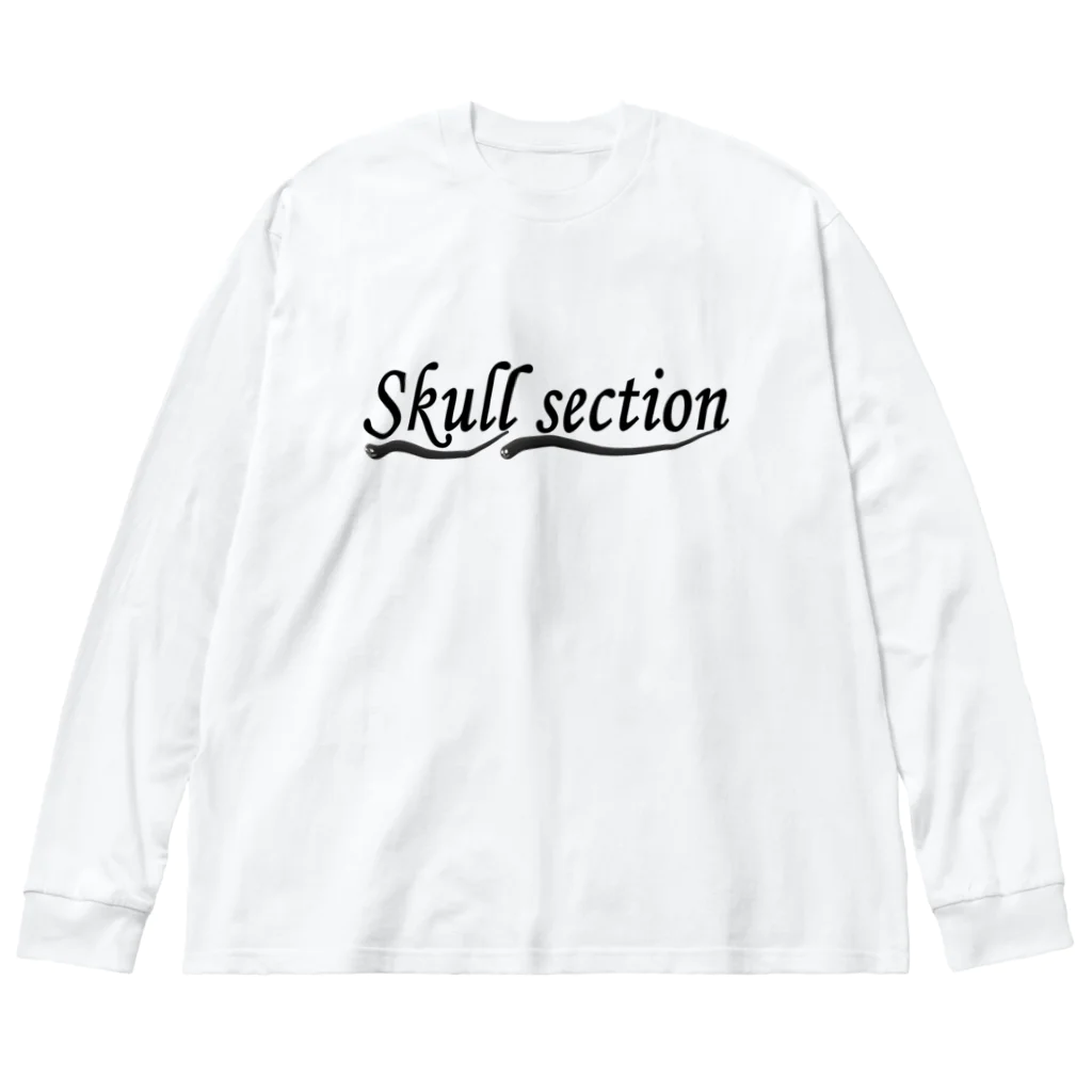 Skull sectionのSkull sectionのロゴ Big Long Sleeve T-Shirt