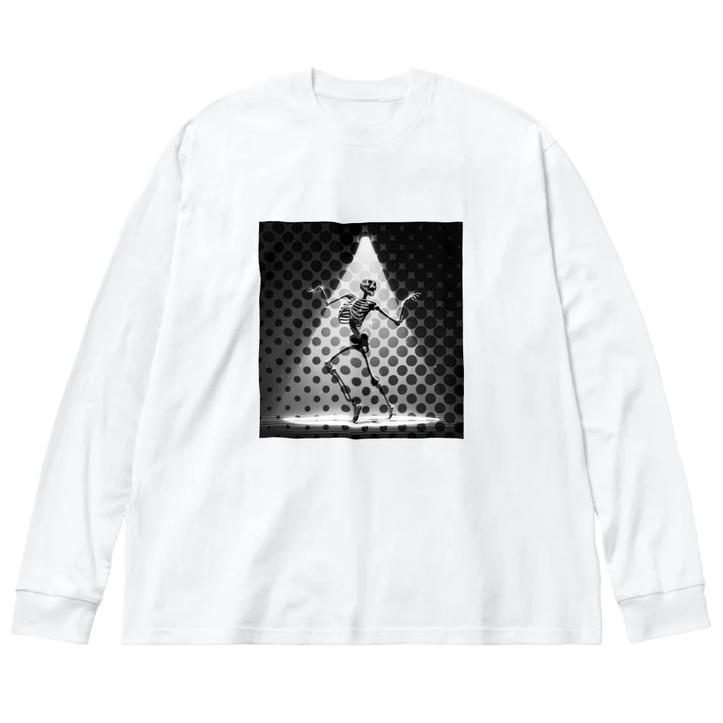 暇素人SHOPのスケルトンパフォーマー Big Long Sleeve T-Shirt