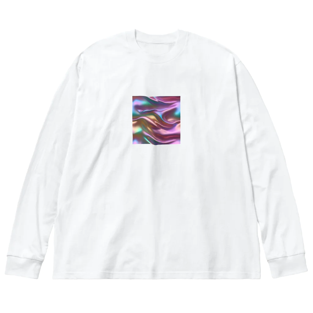 Kumamanのオーロラシルク Big Long Sleeve T-Shirt