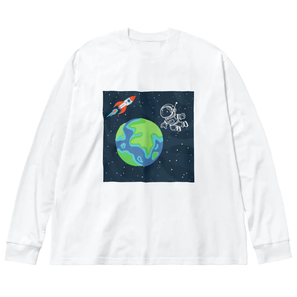 あいいろのキュートな宇宙飛行士 Big Long Sleeve T-Shirt