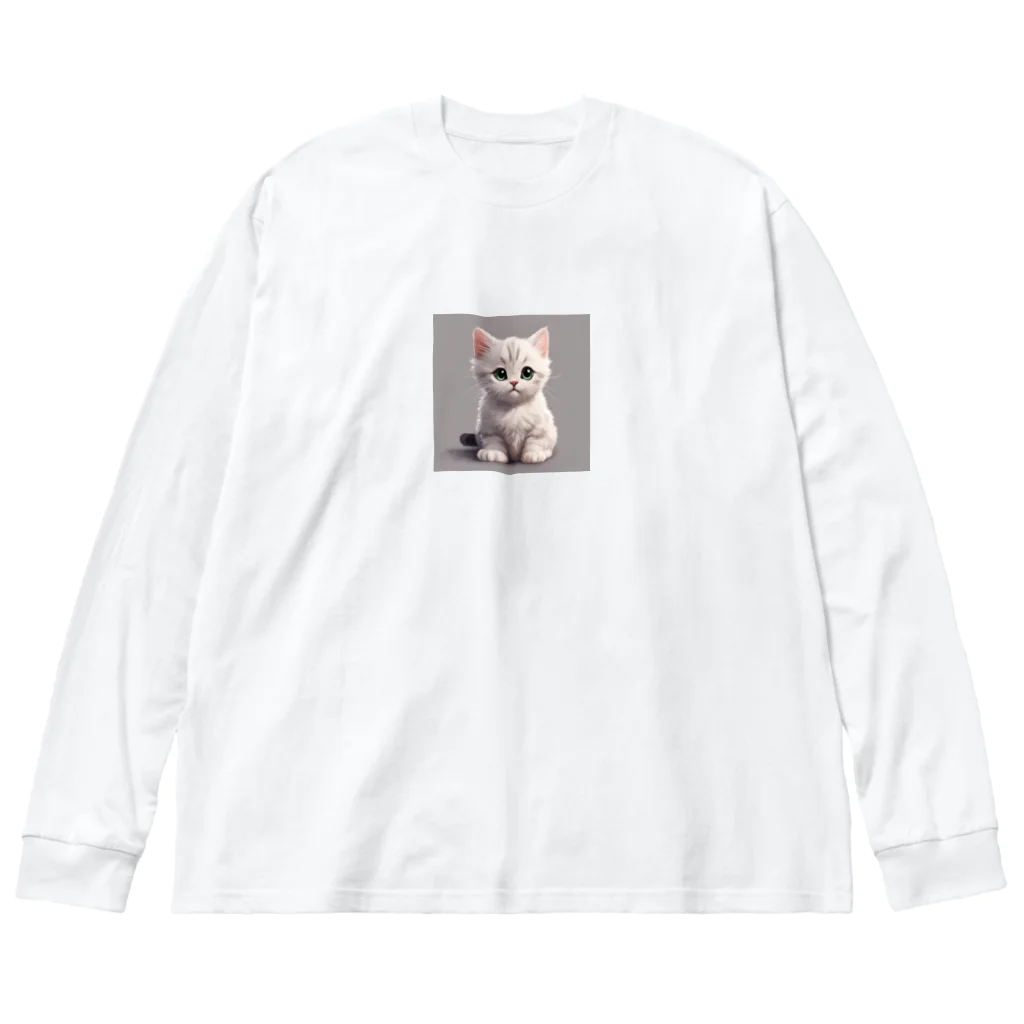 MOnaの可愛い猫 Big Long Sleeve T-Shirt