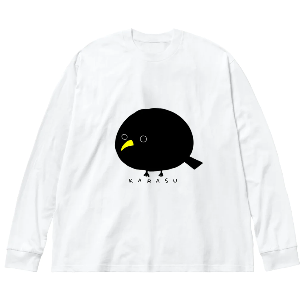 tsukav ShopのKARASU Big Long Sleeve T-Shirt