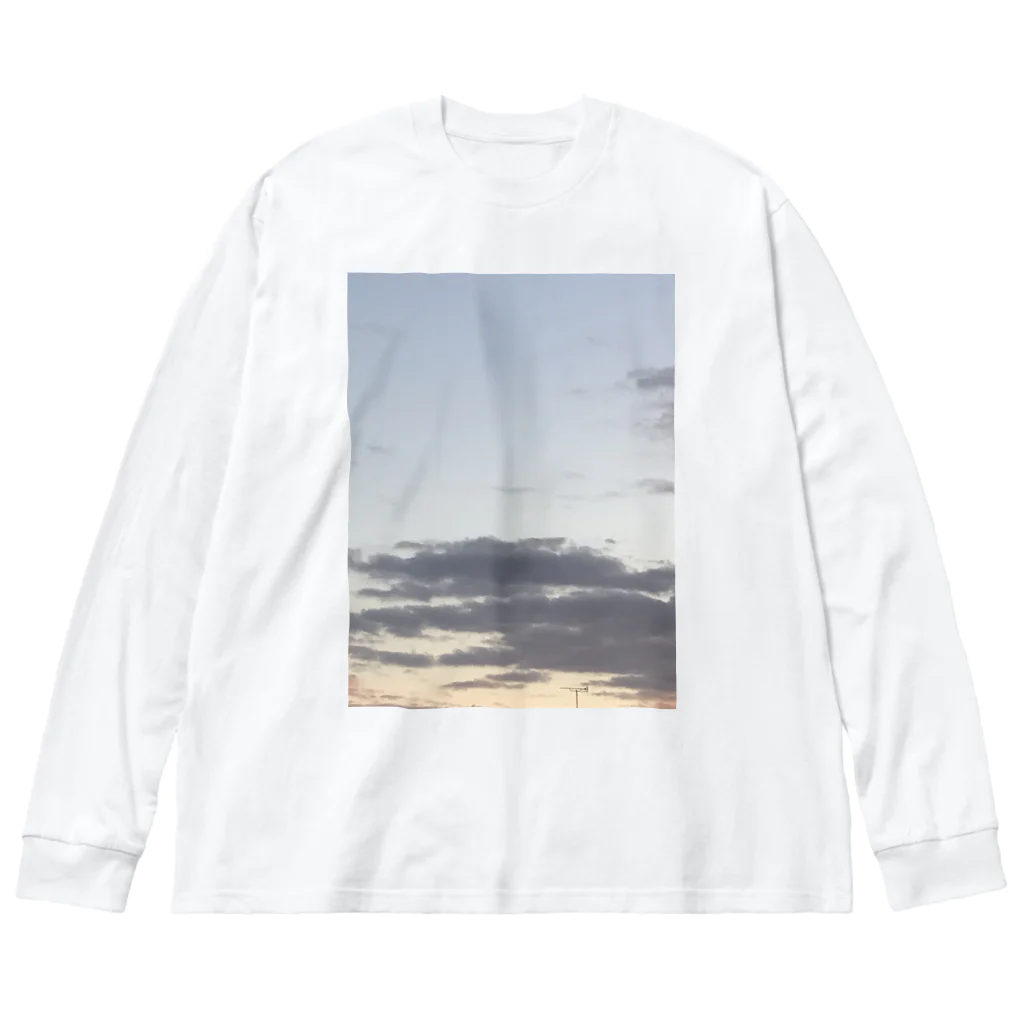 奈樹(なな)の夕焼け､､､3 ビッグシルエットロングスリーブTシャツ