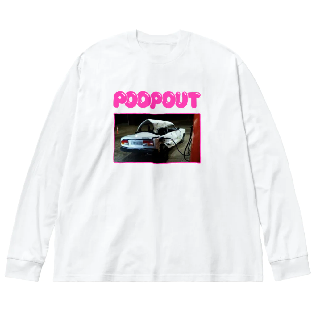 R.MuttのPOOP OUT ビッグシルエットロングスリーブTシャツ