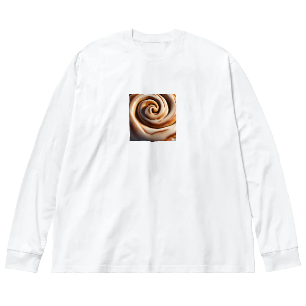 千裕アトリエ（いつもありがとう）のシナモンロール（Cinnamon Roll） Big Long Sleeve T-Shirt