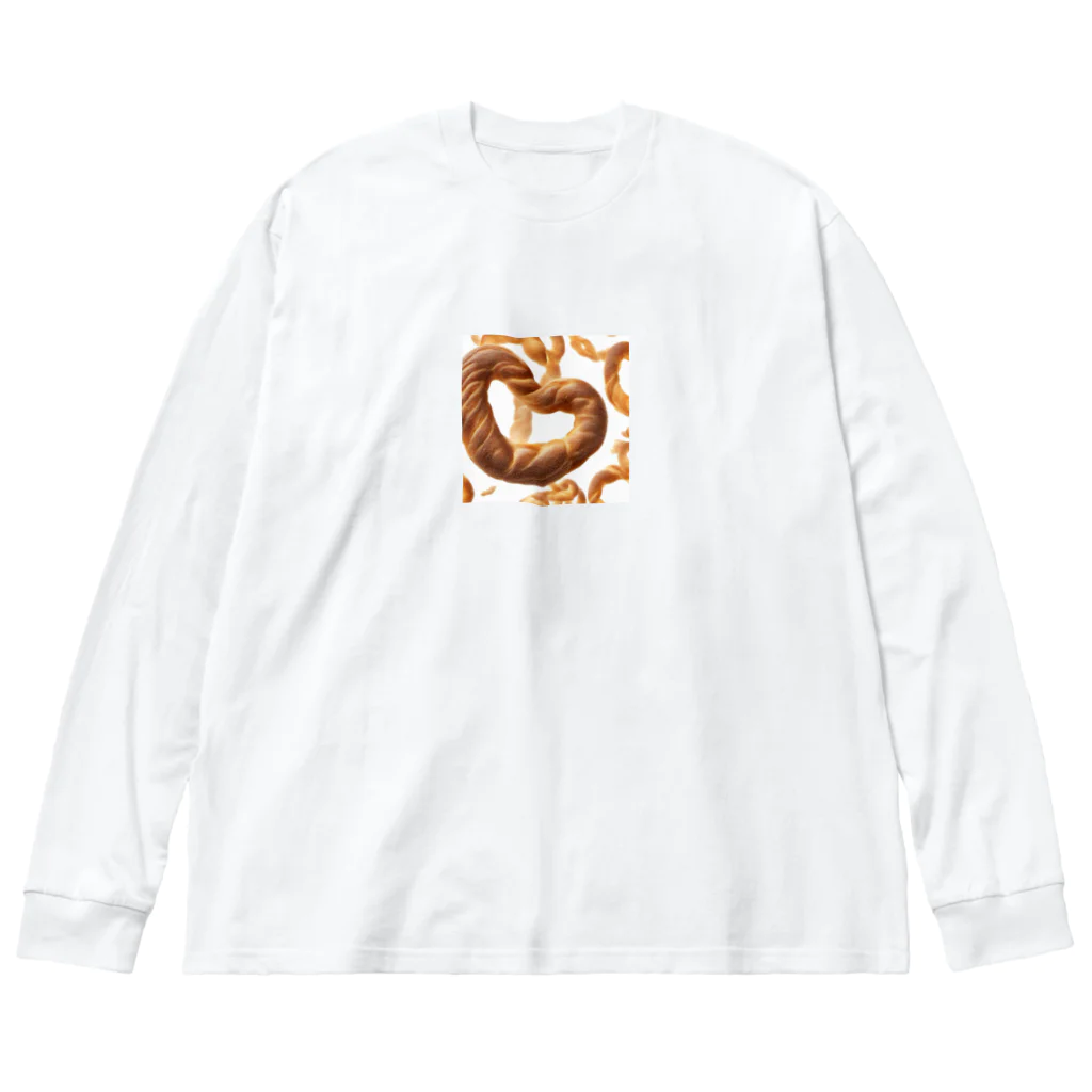 千裕アトリエ（いつもありがとう）のプレッツェル（Pretzel） ビッグシルエットロングスリーブTシャツ