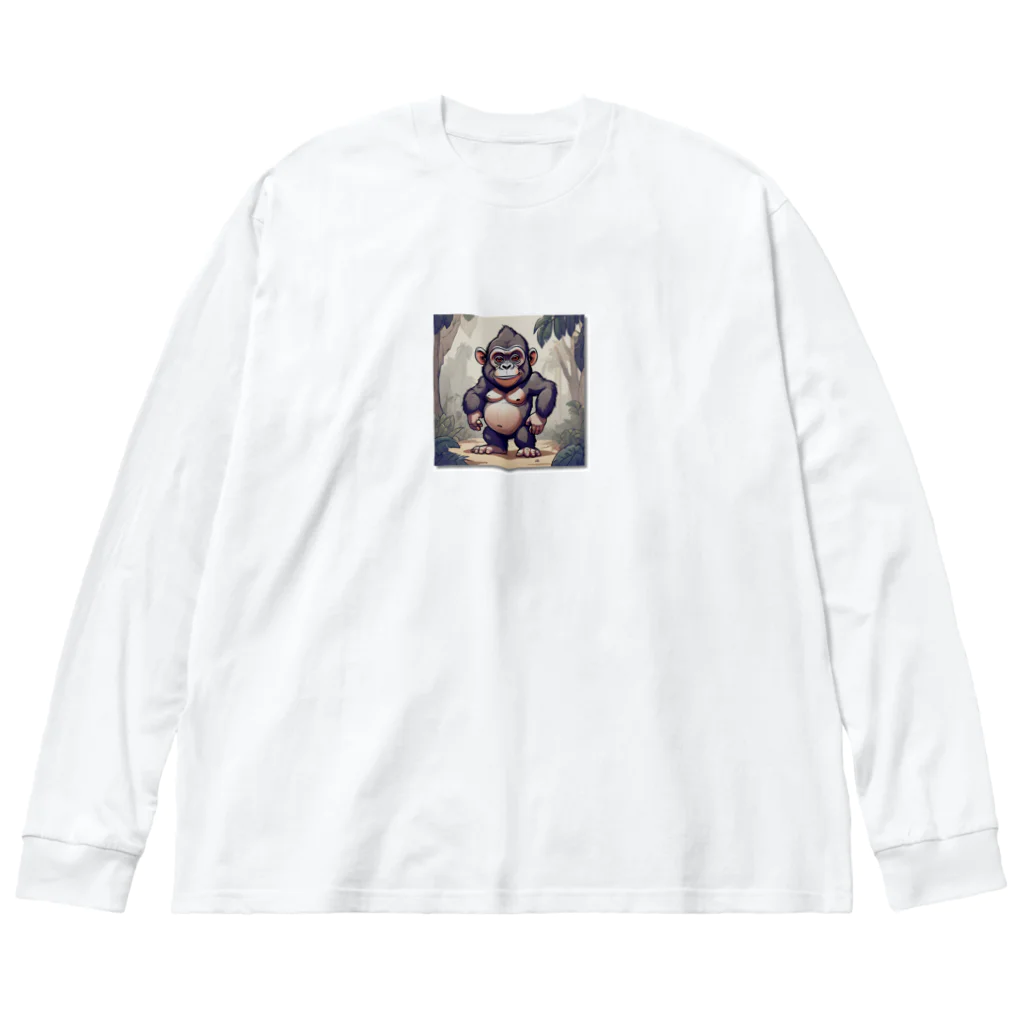 alpha-galleryのゴリラーず Big Long Sleeve T-Shirt