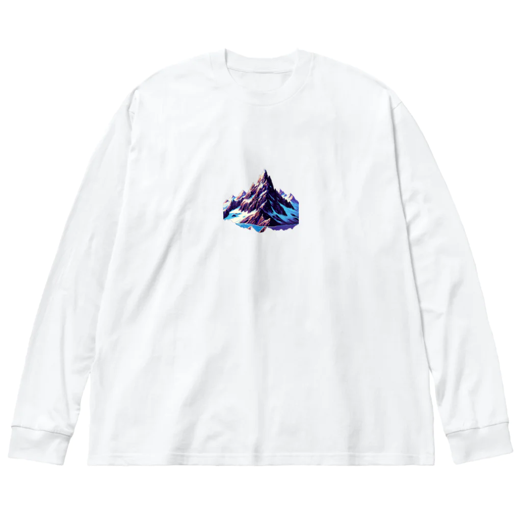 nkrailsの冬山 ビッグシルエットロングスリーブTシャツ