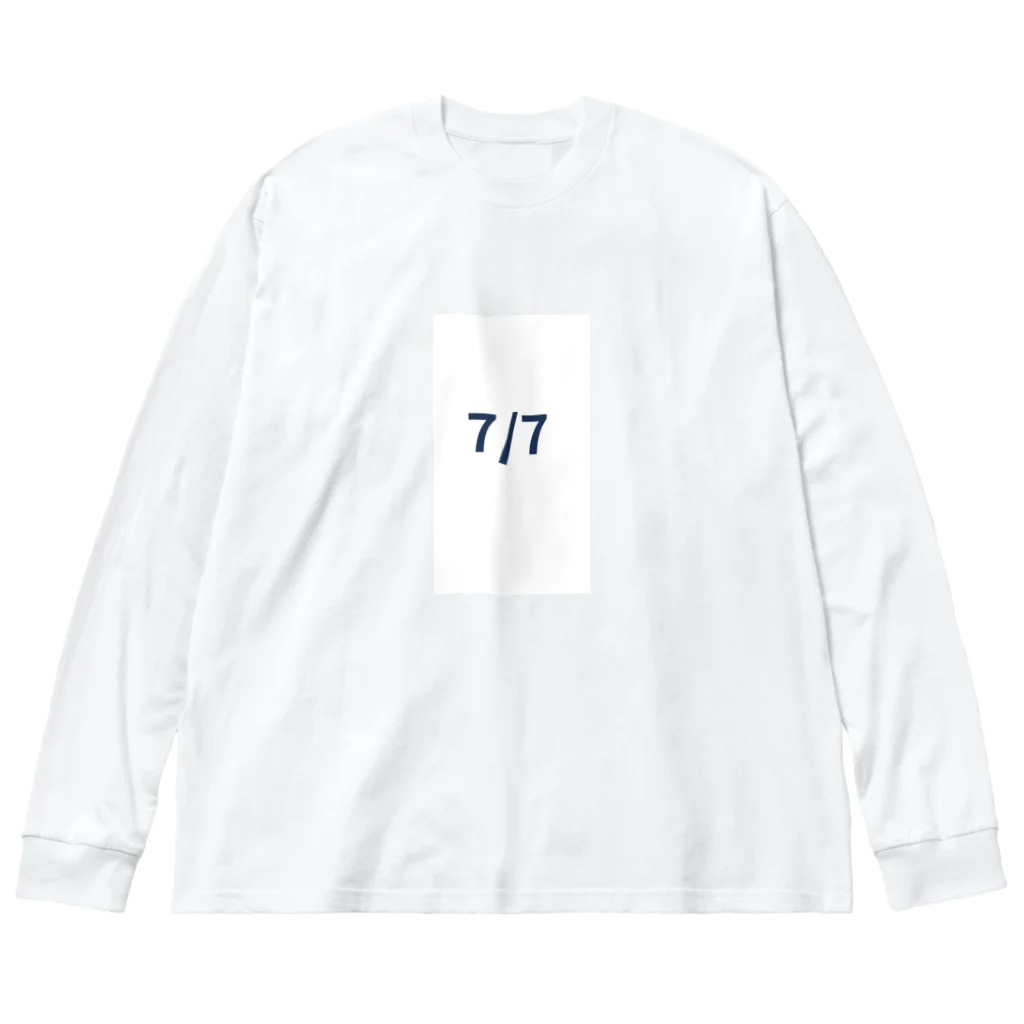 AY-28の日付グッズ7/7バージョン Big Long Sleeve T-Shirt