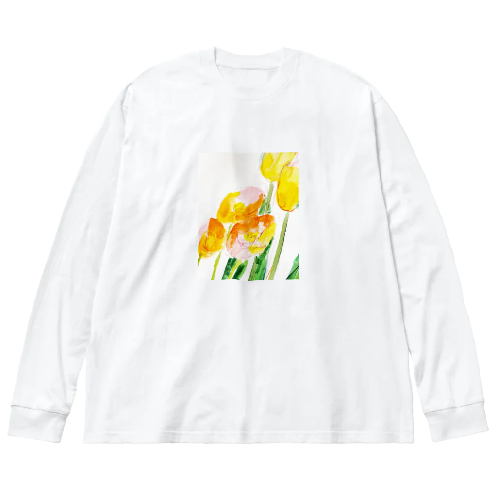 REIKOMAKINOの春の気持ち Big Long Sleeve T-Shirt