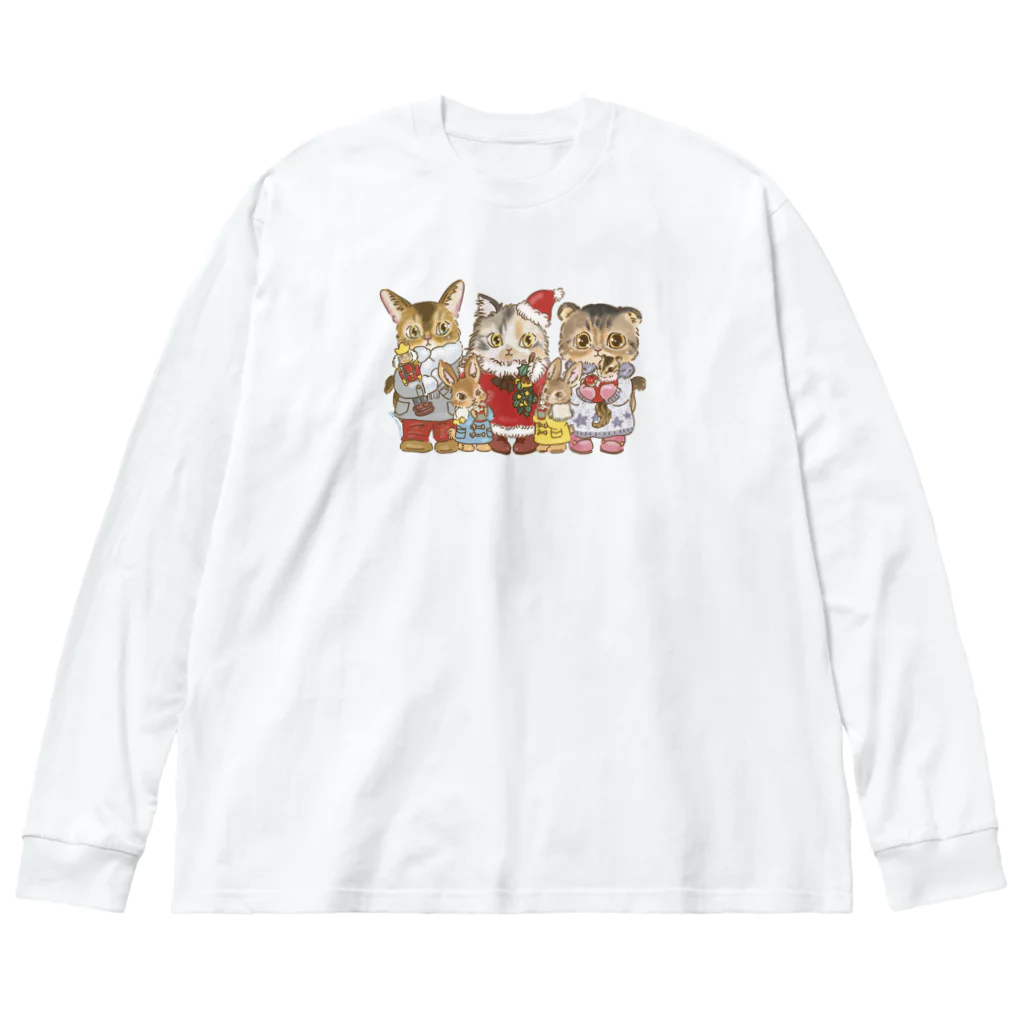 猫のきぬくんのお店のハウルくん一家　クリスマスツアー Big Long Sleeve T-Shirt