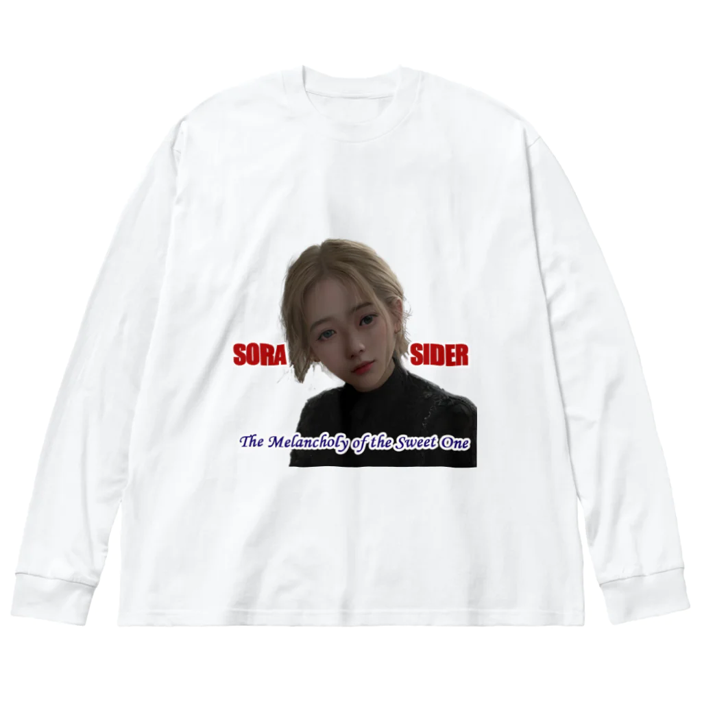 SORASIDER.MONO（そらさいだあ・どっと・もの）のメランコリー❤ Big Long Sleeve T-Shirt