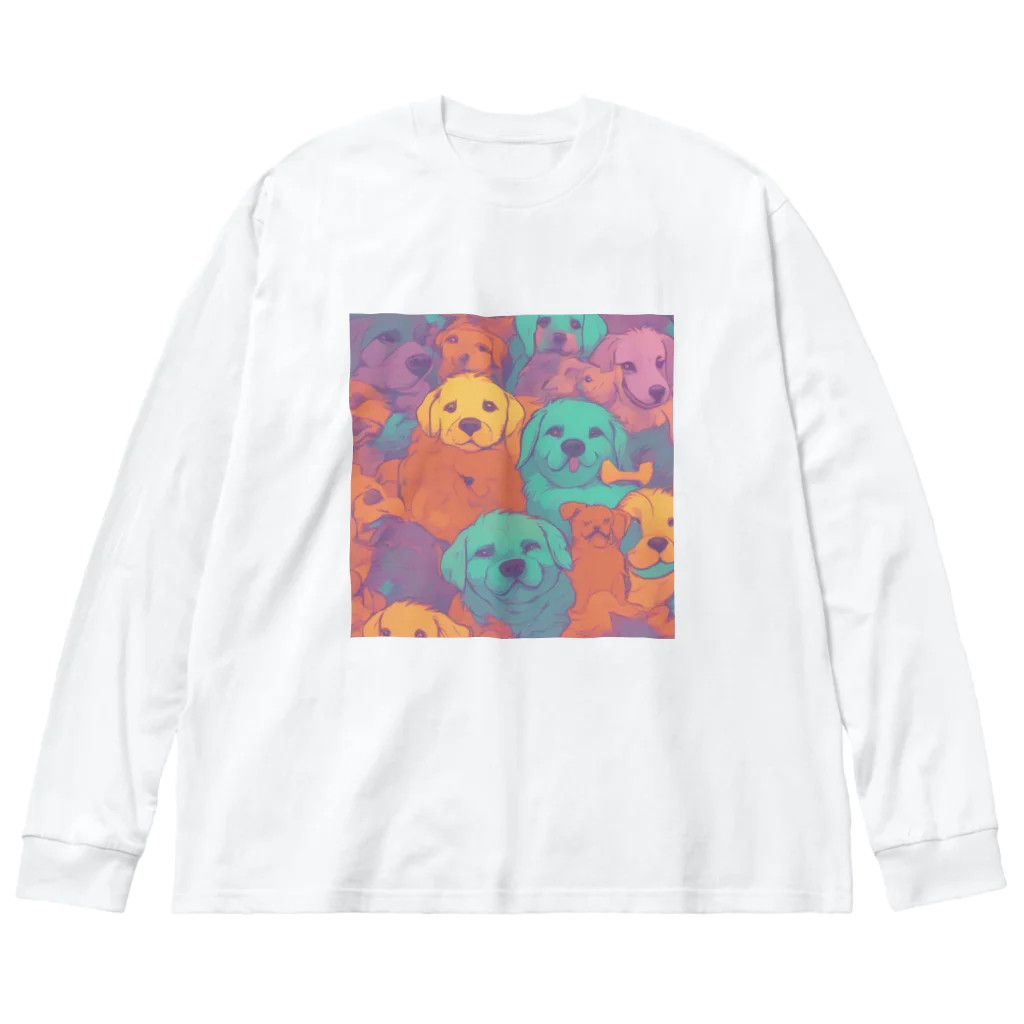 garireoの犬の仲間たち Big Long Sleeve T-Shirt