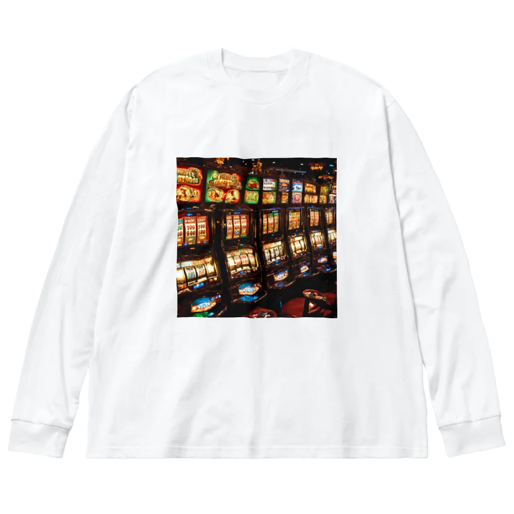 おしゃれなグッズ集の当たりそうなスロット Big Long Sleeve T-Shirt