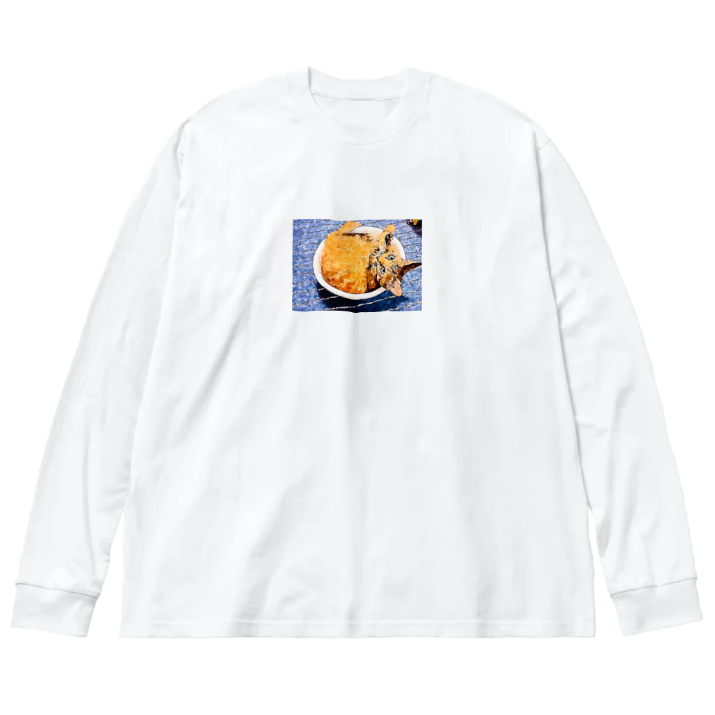 コハクの桶っこねこ こはくの世界 Big Long Sleeve T-Shirt