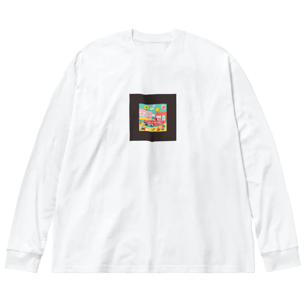 shigetamaの５０ｓロック ビッグシルエットロングスリーブTシャツ