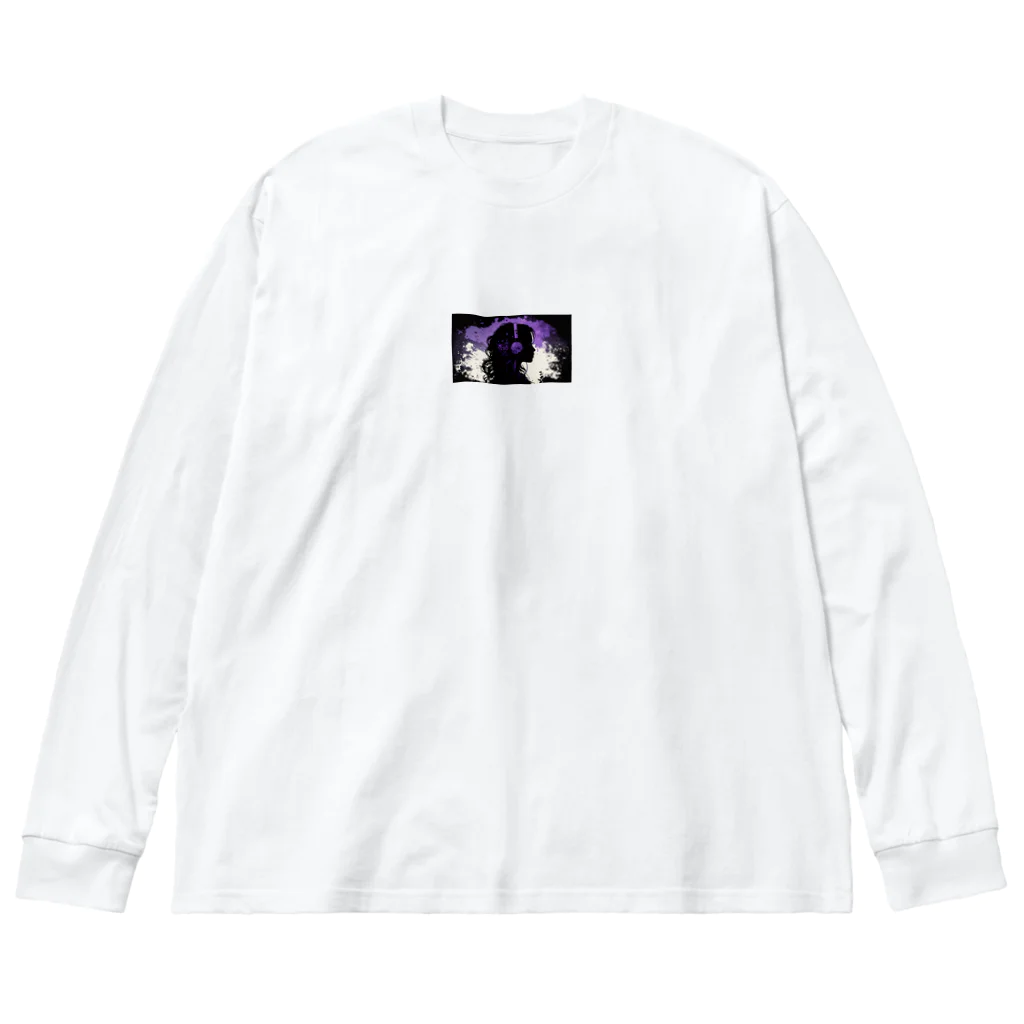 Hilariの煙の少女 Big Long Sleeve T-Shirt